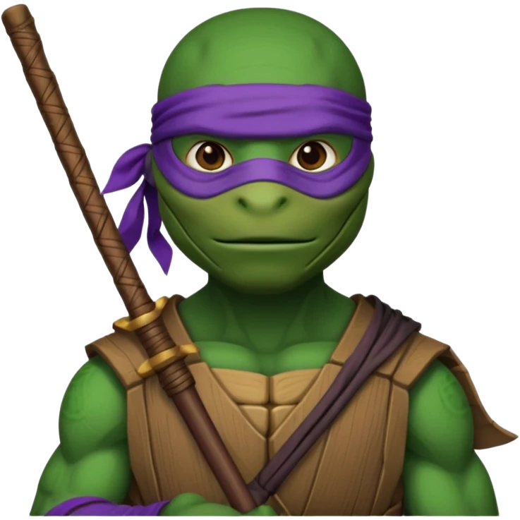 Ninja turtle Donatello emoji