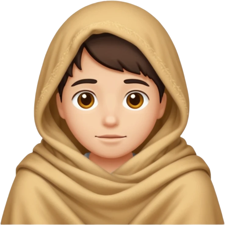 Someone under the blanket emoji