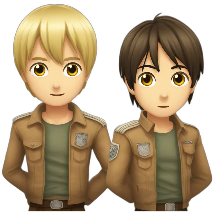 Eren and armin emoji