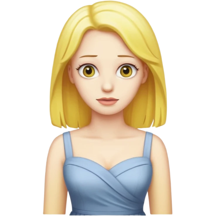 Simpson women with yellow hair emoji