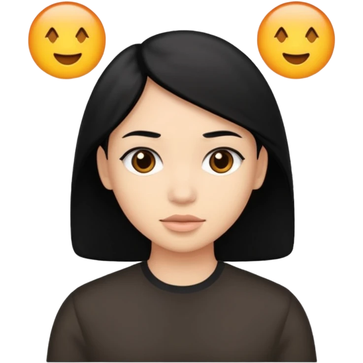 Negra da pele clar emoji