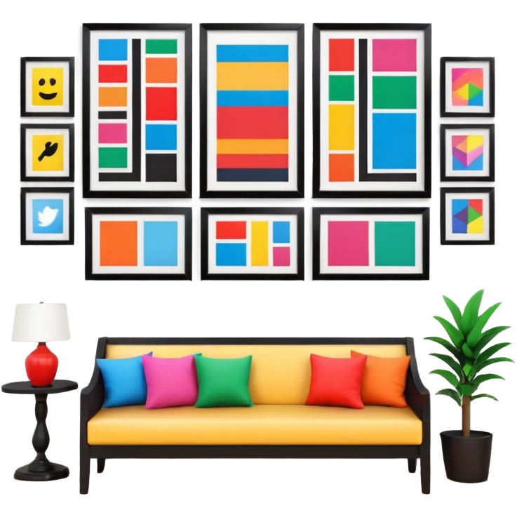 Poster room emoji