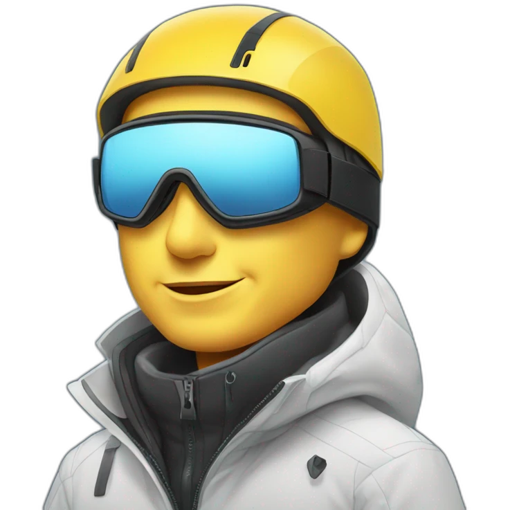 Elon Musk Snowboarding emoji