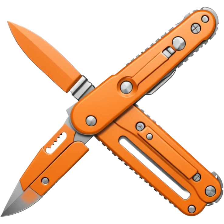 multitool pocket knife with multiple tools emoji