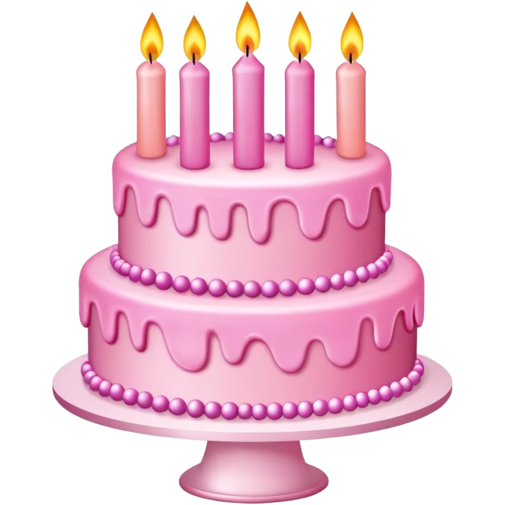 birthday pink emoji