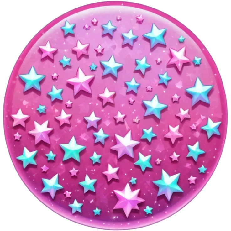 Pink sparkles emoji
