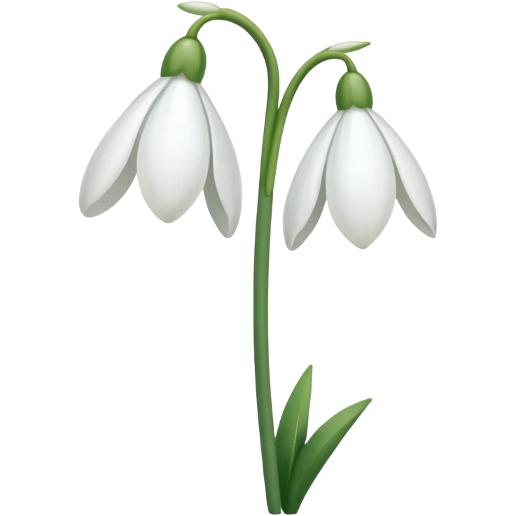 snowdrop emoji emoji