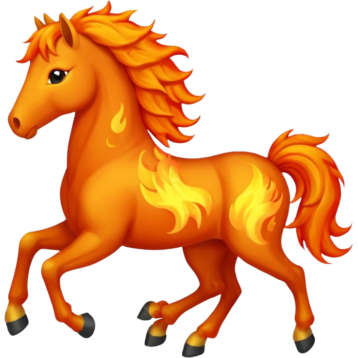 fire horse emoji