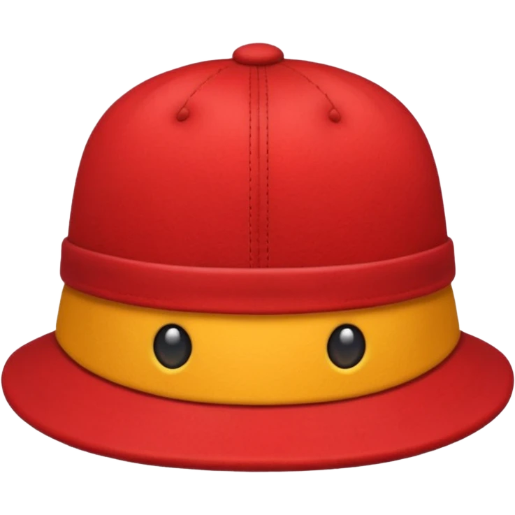  A only red hat emoji
