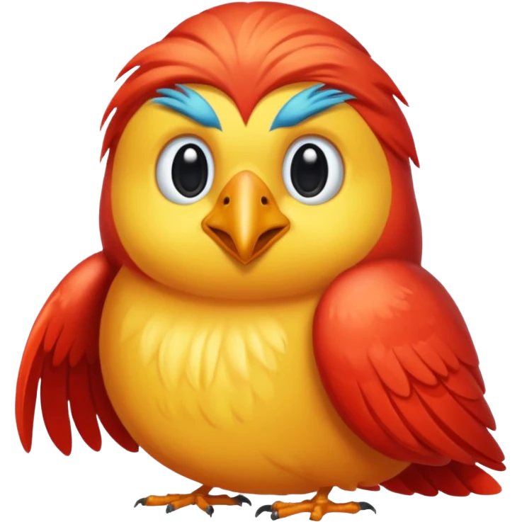  long haired bird emoji