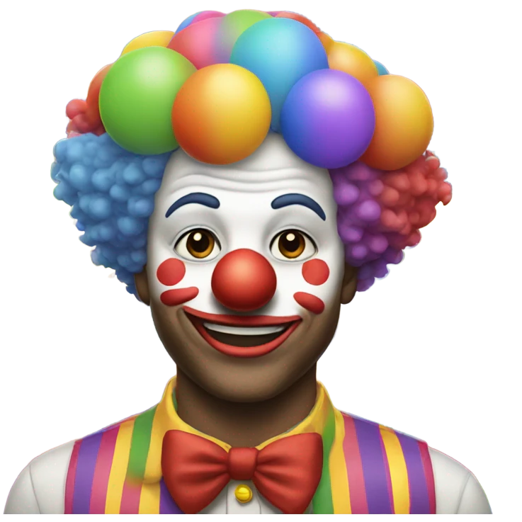 Gay clown emoji