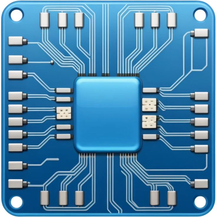 tech blue  emoji