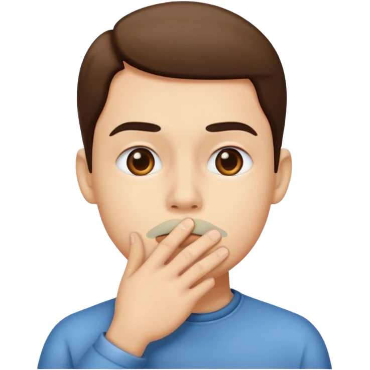 Shushing  emoji