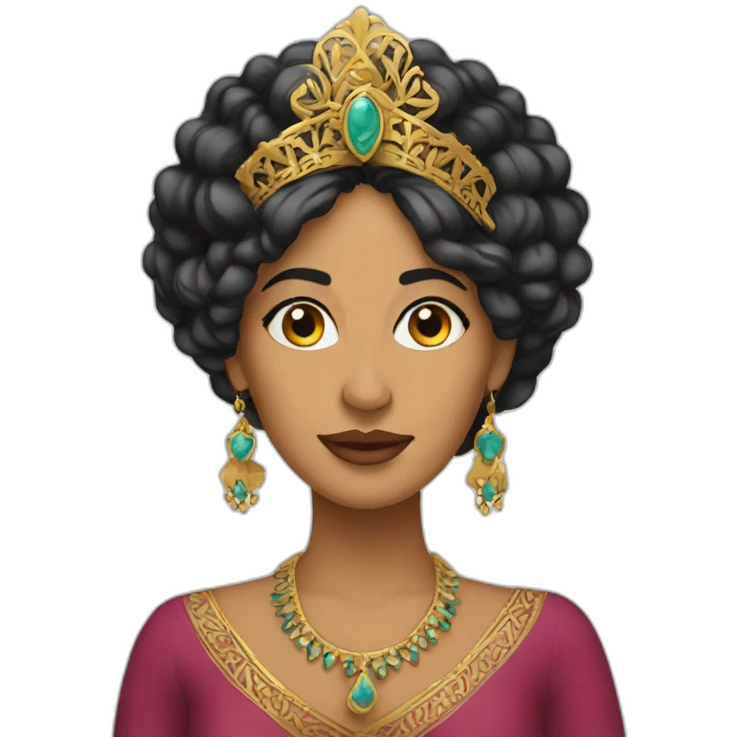 Morrocan queen emoji