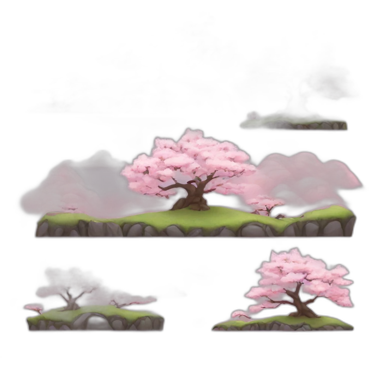 Sakura landscape emoji