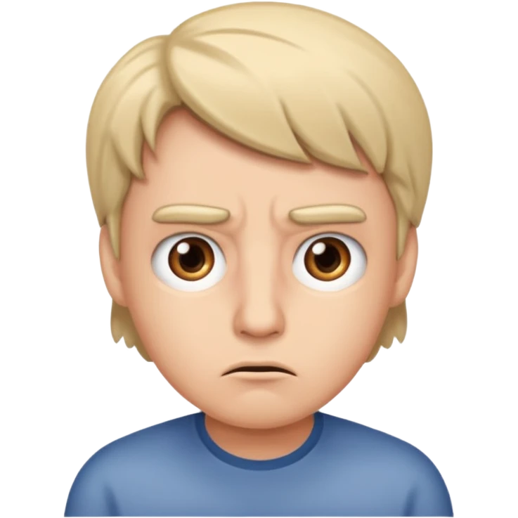 Looking irritatingly confused emoji