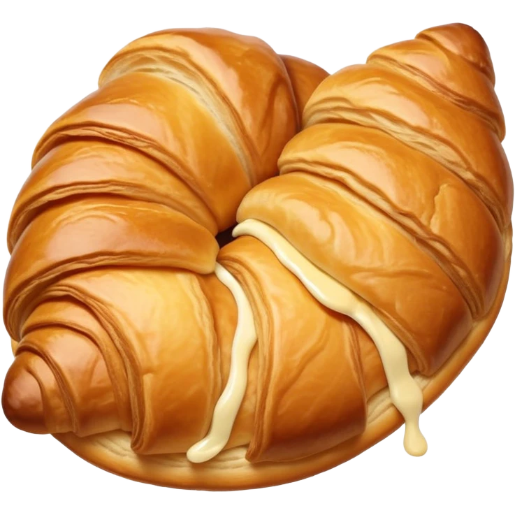 croissant eating croissant emoji
