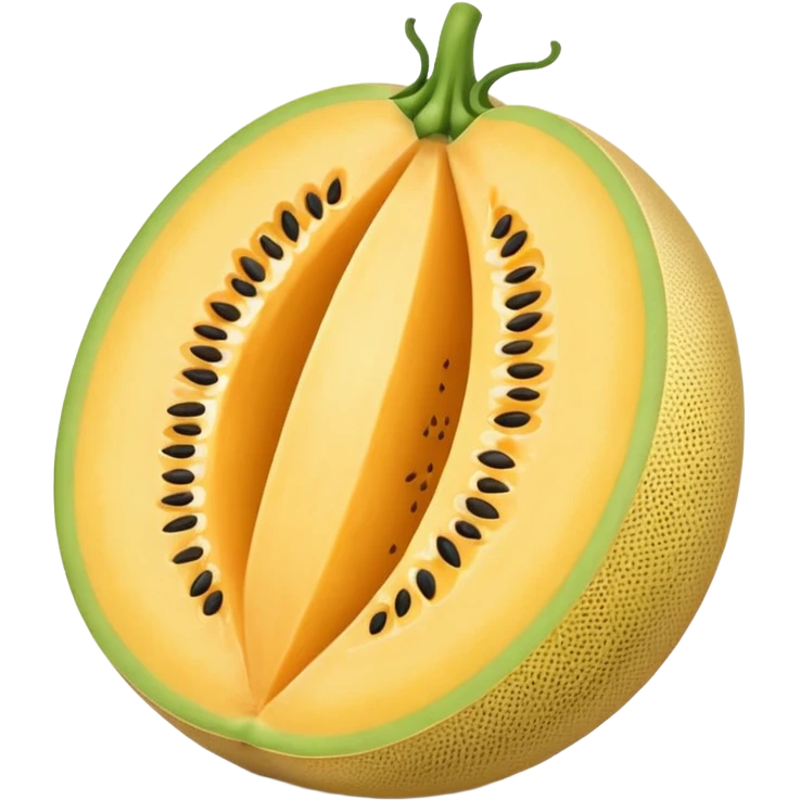 whole yellow melon emoji