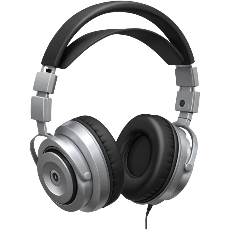 circular walkman with an headphone separately emoji | AI Emoji Generator