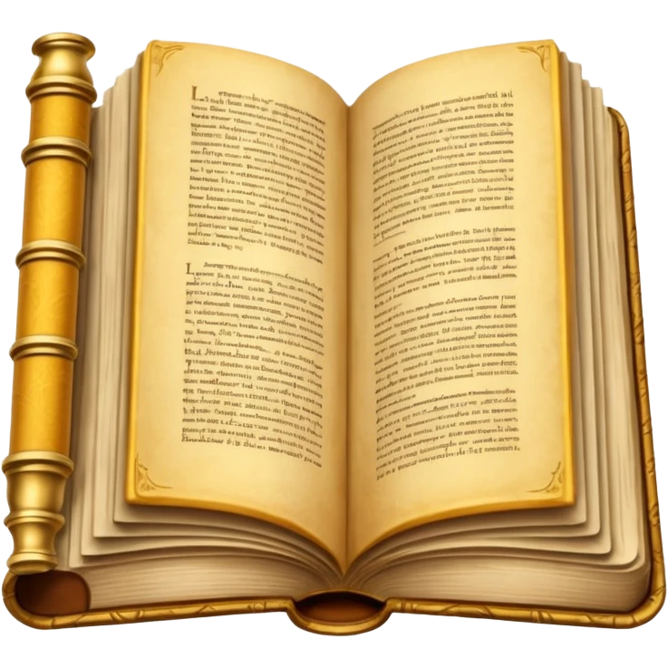 column with an open book in front emoji