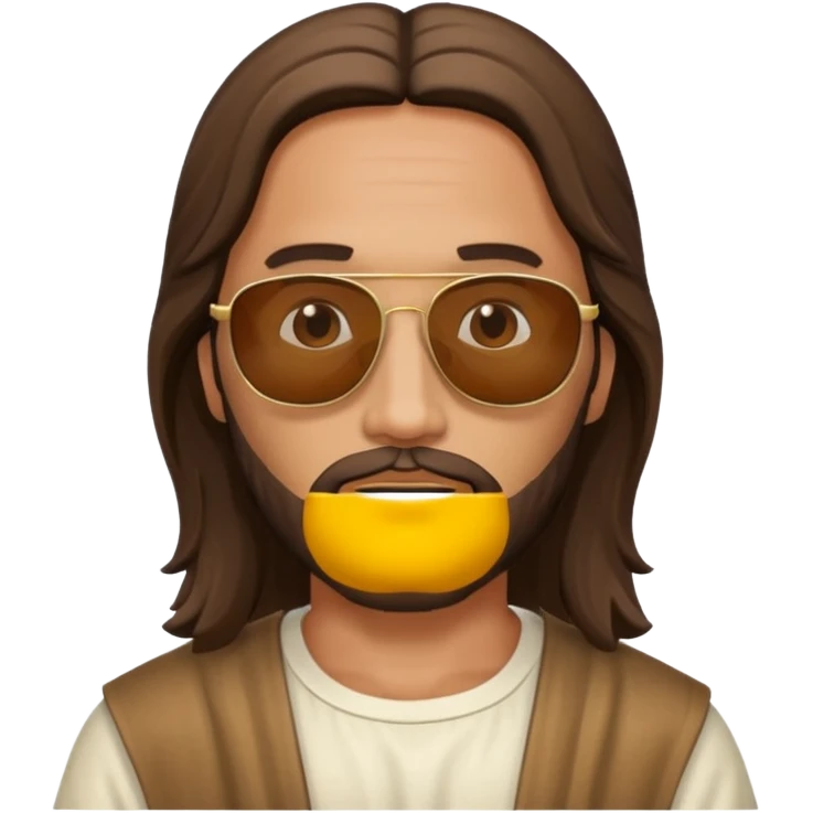 jesus wearing sunglasses emoji