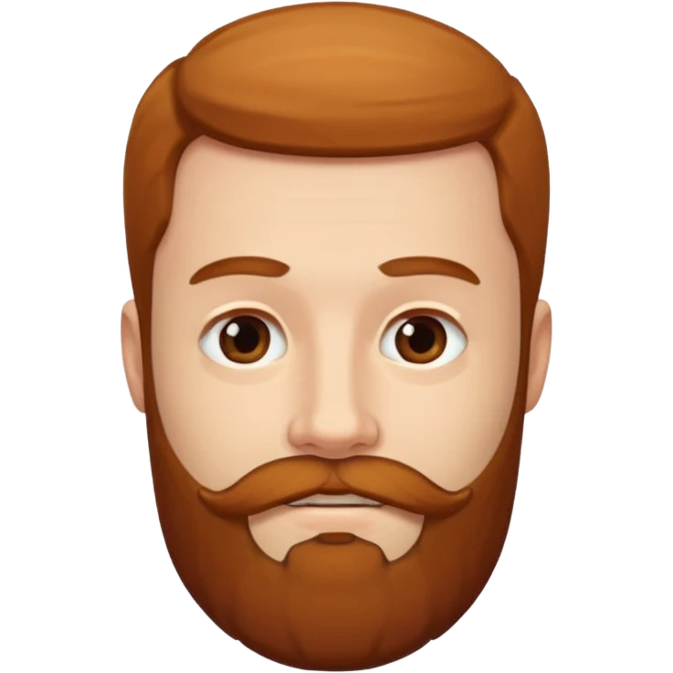the man with a beard only on his chin emoji