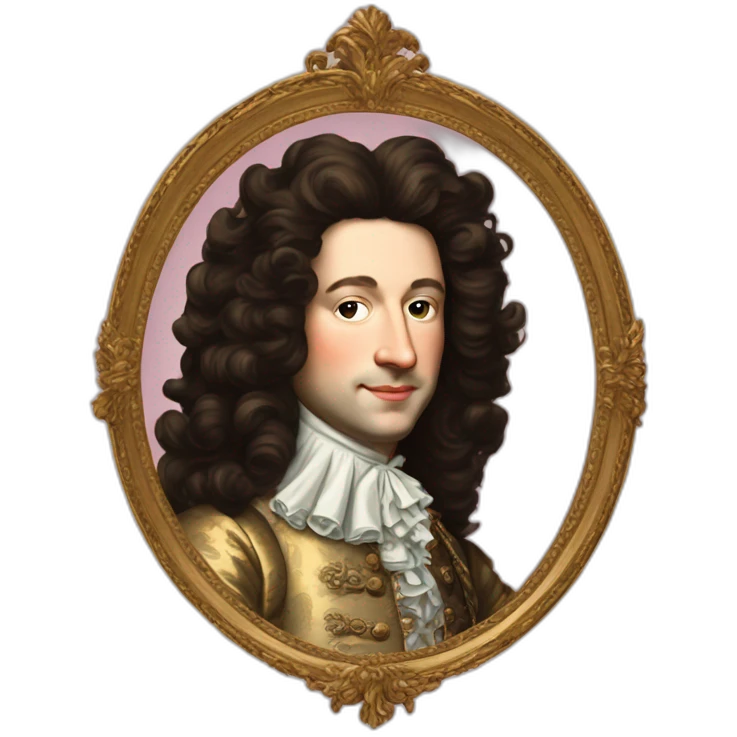 louis XIV style 50's emoji