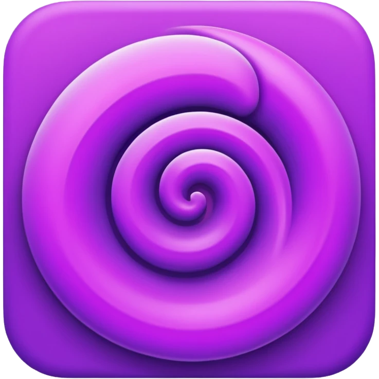 purple criative emoji