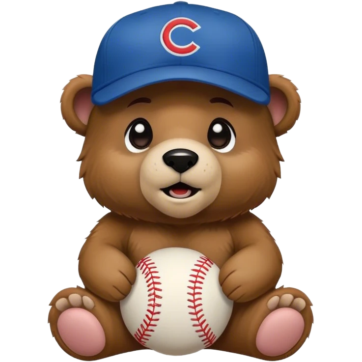Chicago Cubs Bear Cub emoji