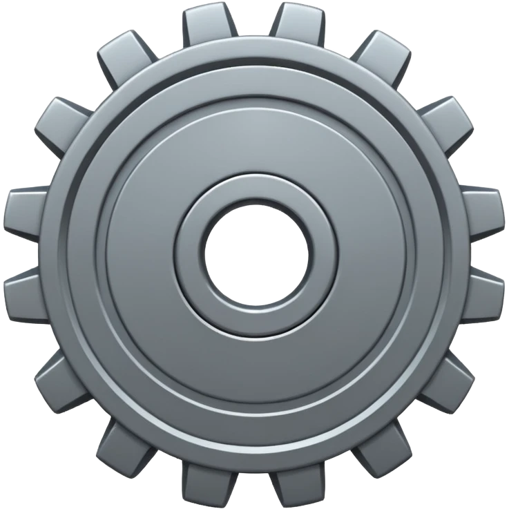cogwheel emoji