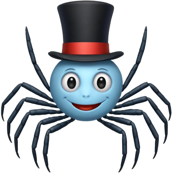 itsy bitsy spider Nursery Rhyme Character emoji