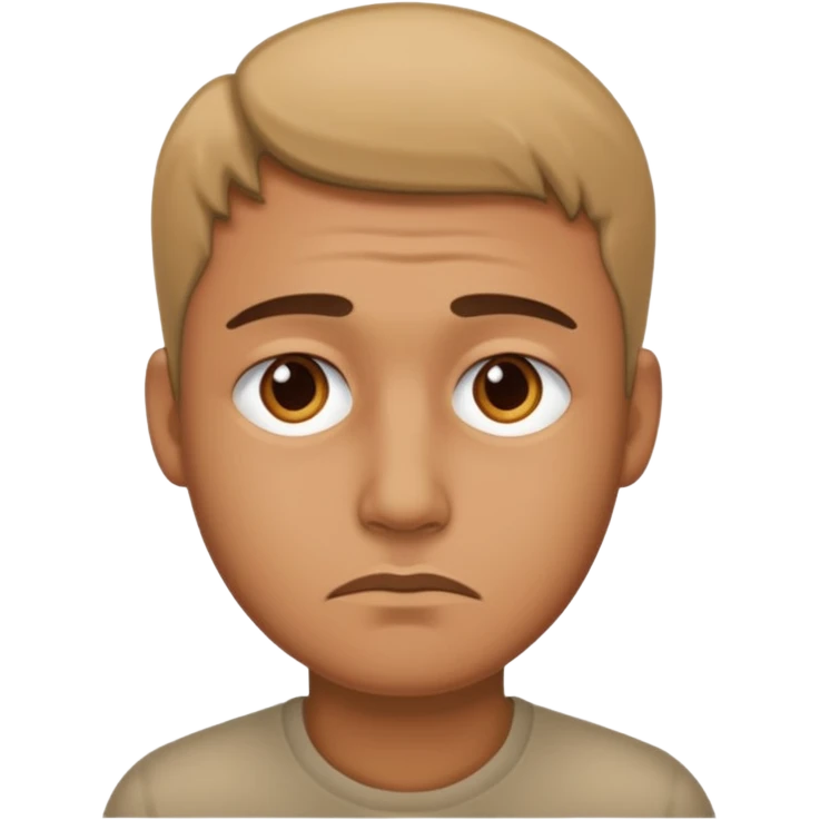 Sad man emoji