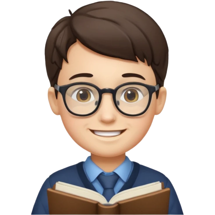 boy teaching emoji