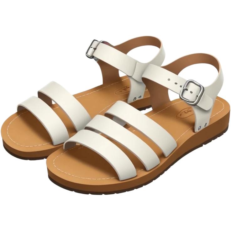 white sandals emoji