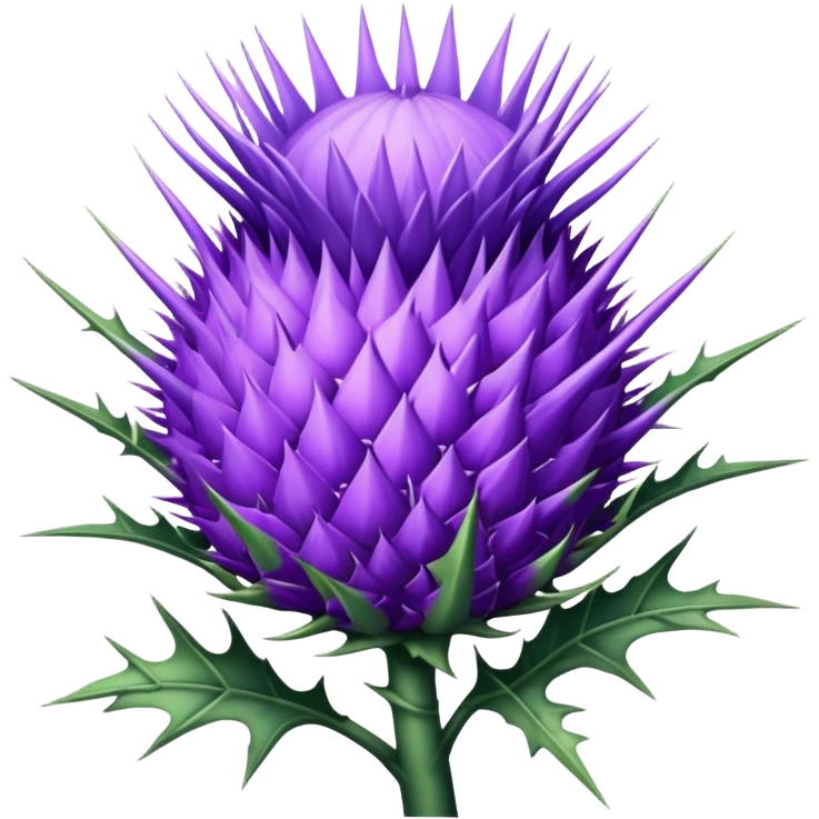 Lilac thistle  emoji