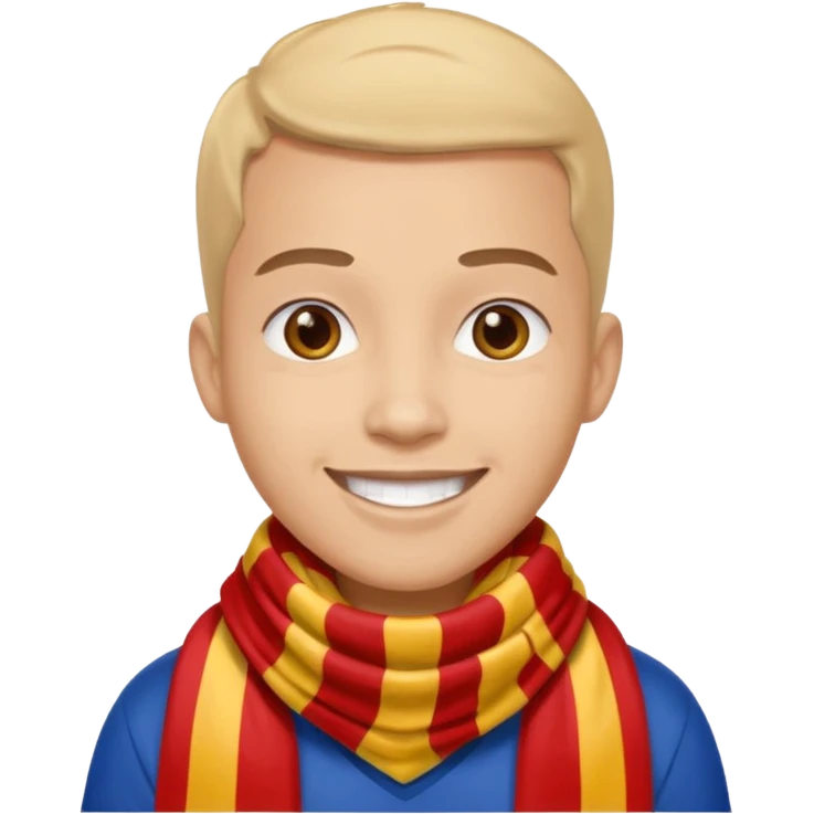 sports Fan with Team Scarf emoji