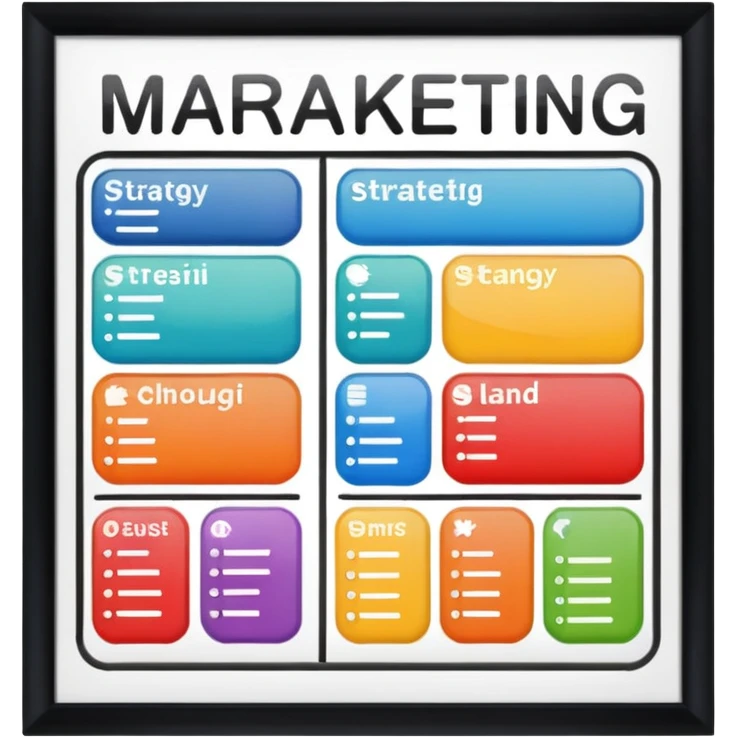 strategy marketing bord emoji
