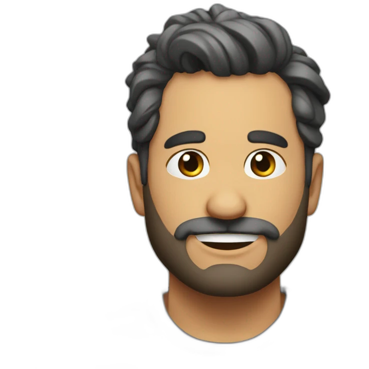 gordo barba emoji