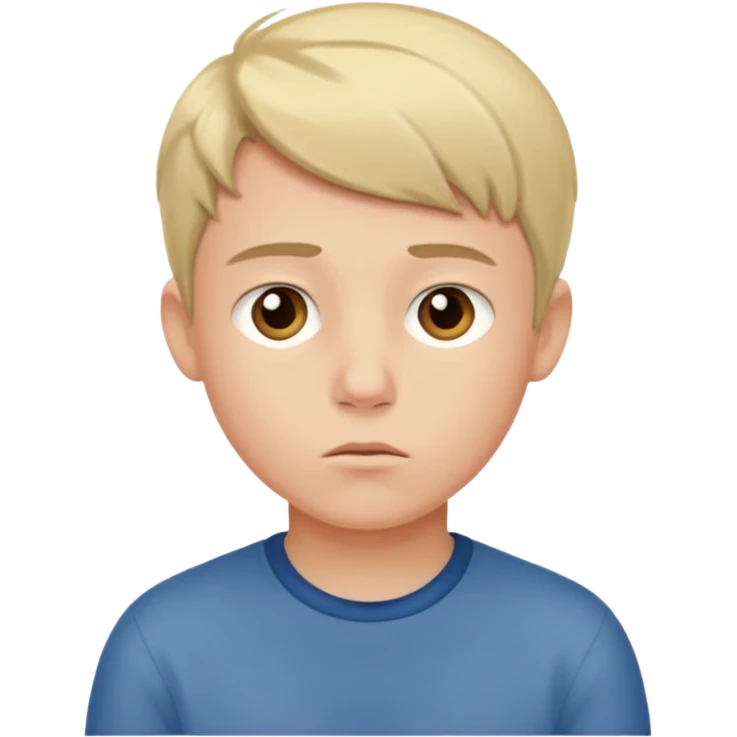 boy thinking emoji