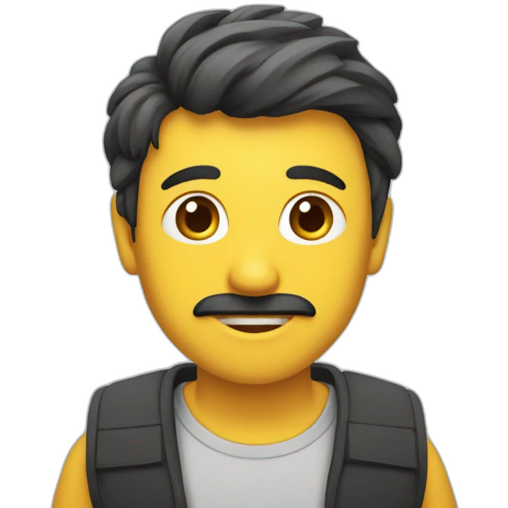 یک پسر خفن emoji