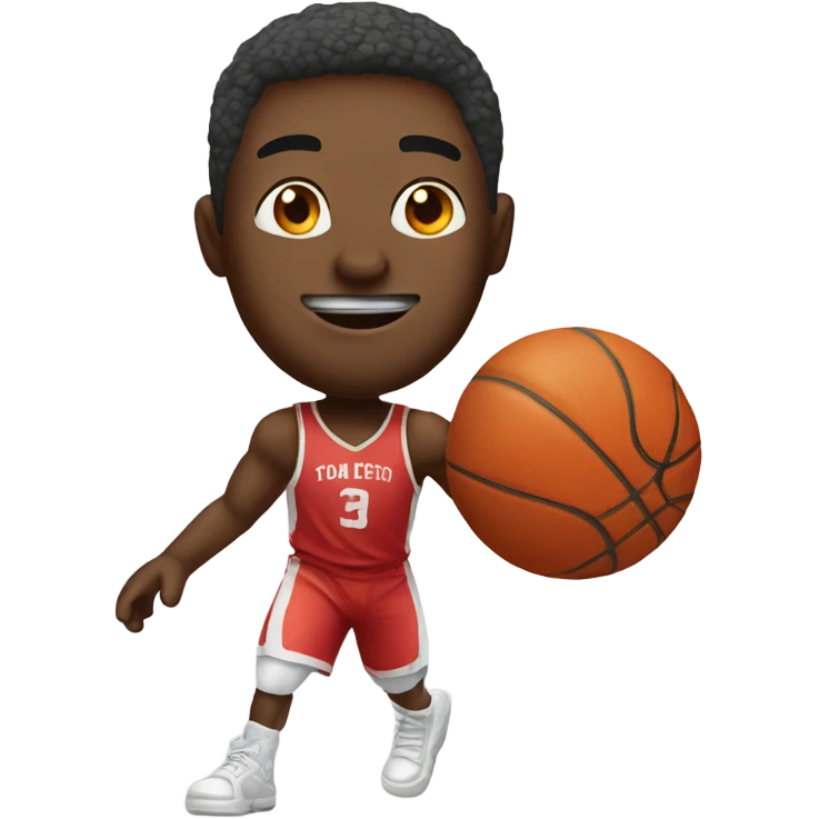 Basketball player with rim  emoji