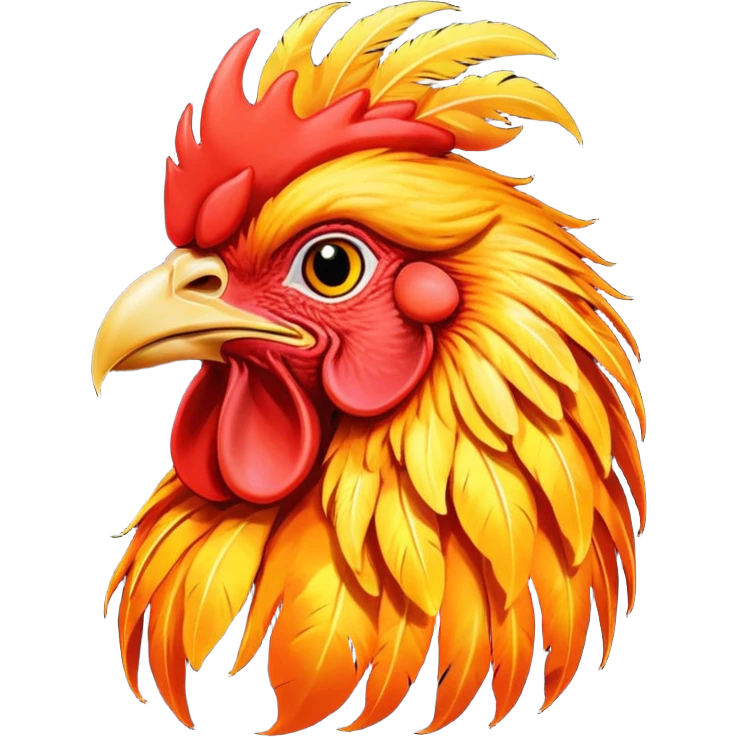 огненый петух emoji