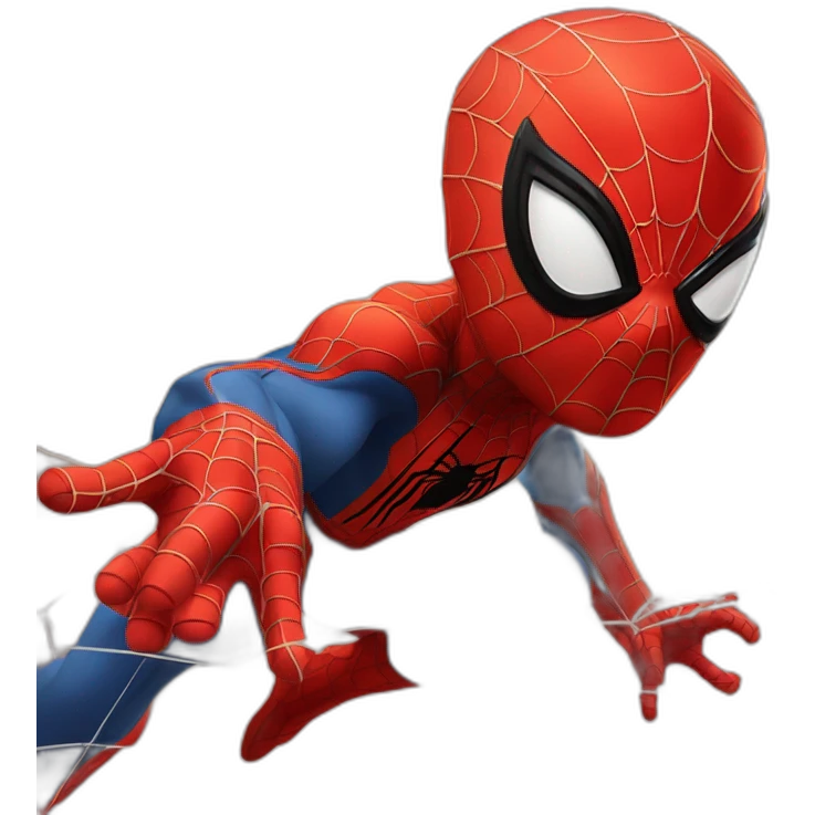 spider man on a web emoji