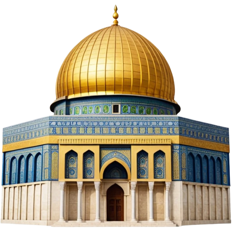 Dome of the rock, Palestine emoji