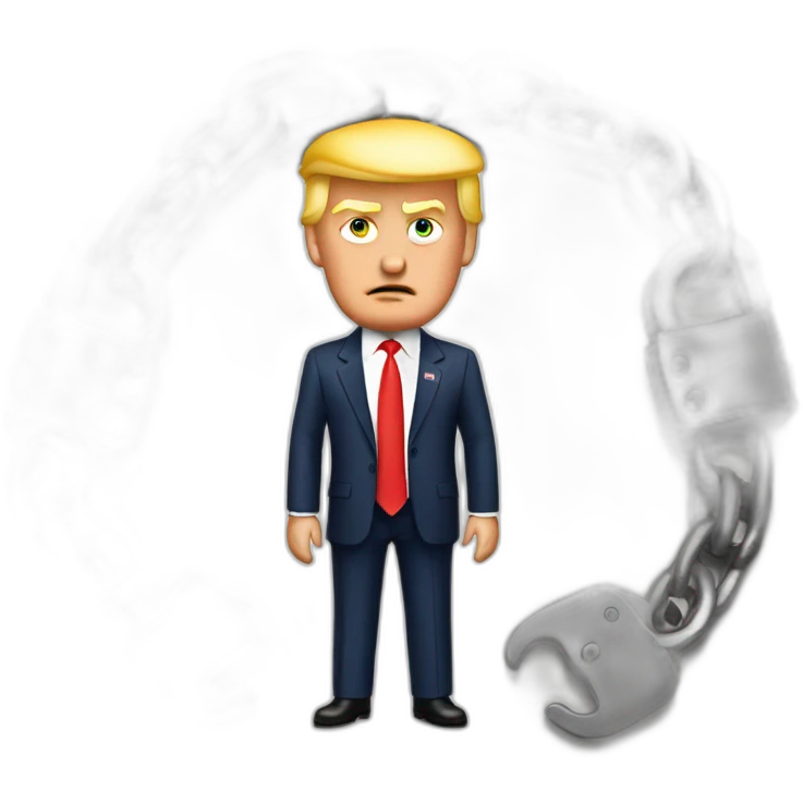trump-in-handcuffs emoji