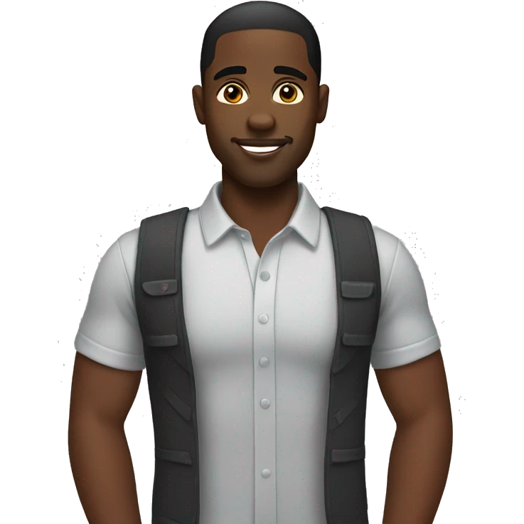 black gay man emoji