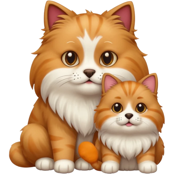 cat dog emoji