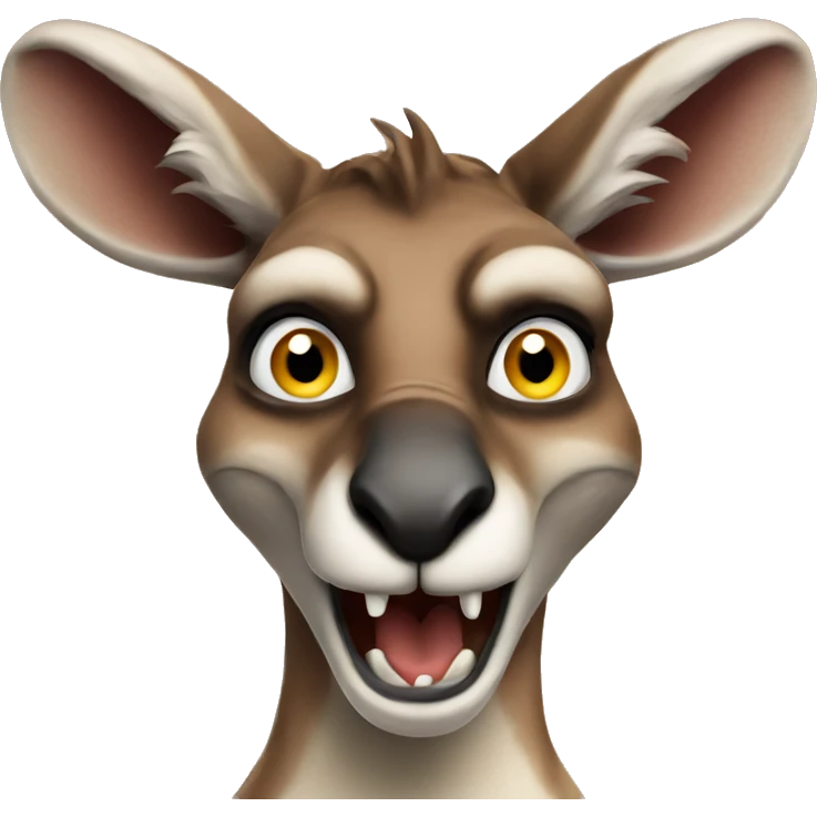 angry kangaroo emoji