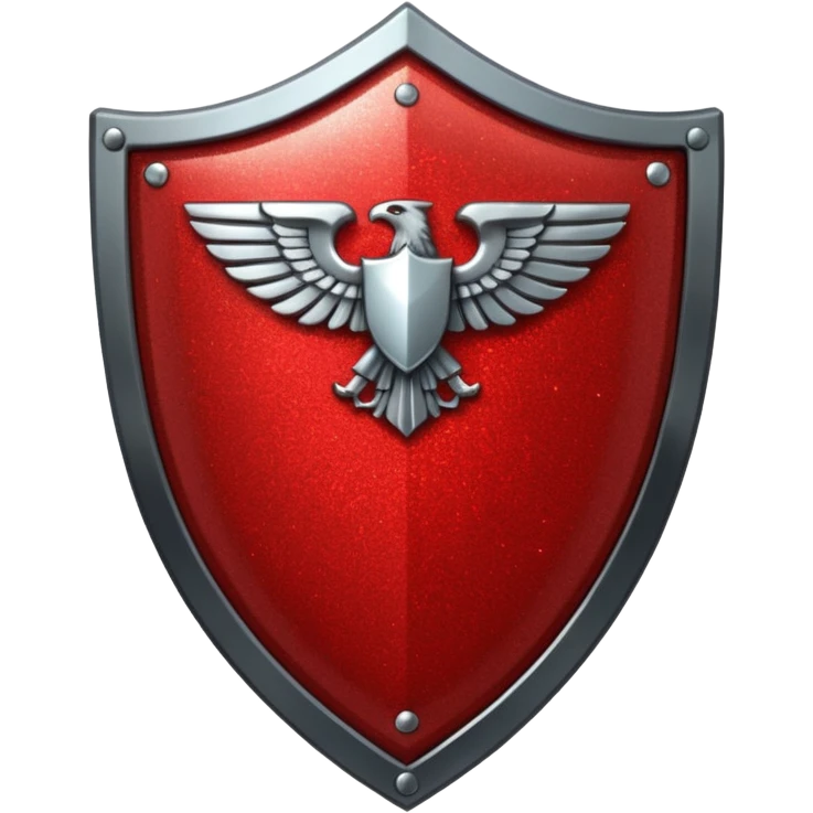 shield glitter red emoji
