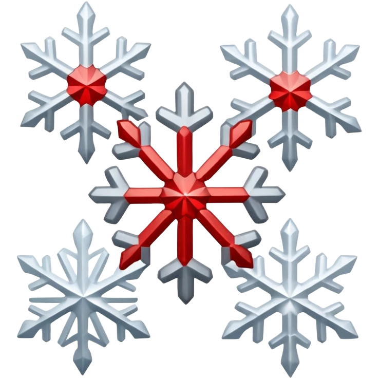 ❄️🤍🩶❤️✨🌸 emoji